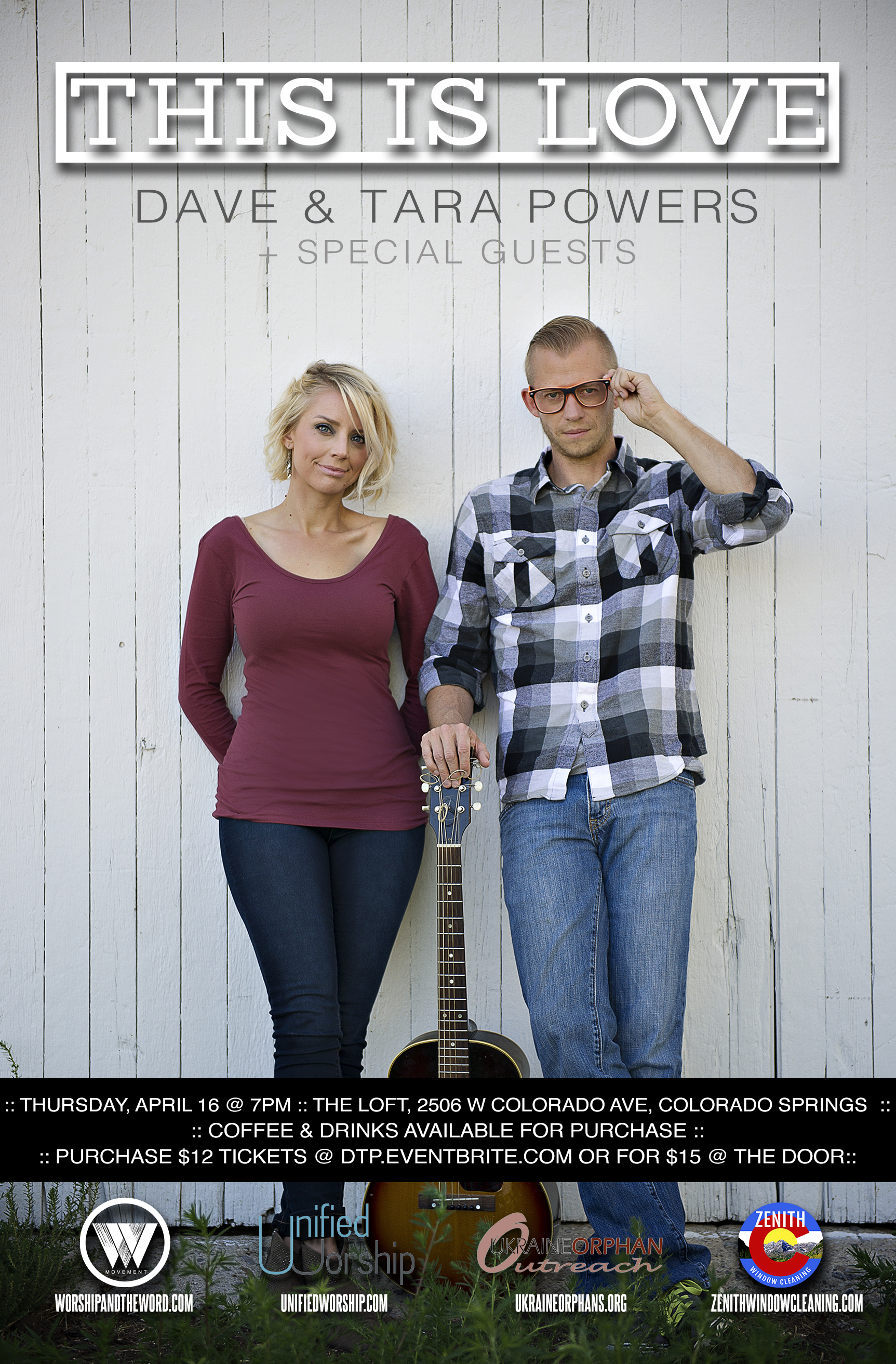 Dave & Tara Powers | “THIS IS LOVE” Concert – Colorado Springs!